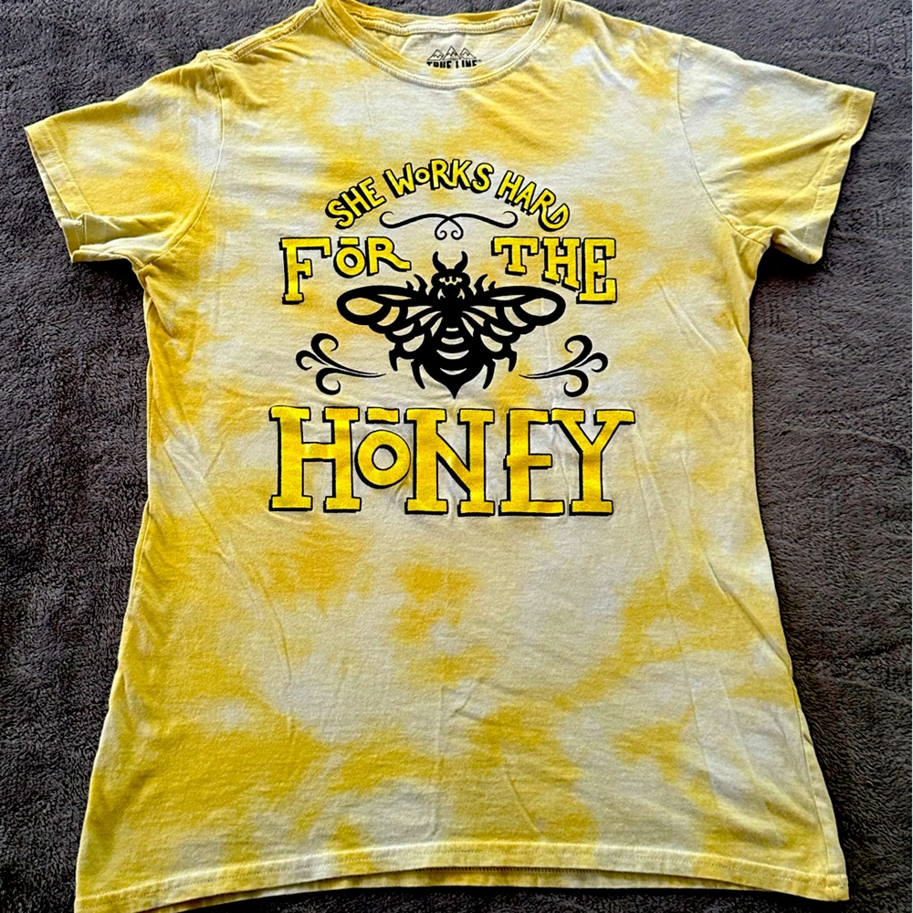 Yellow tie-dye Tshirt